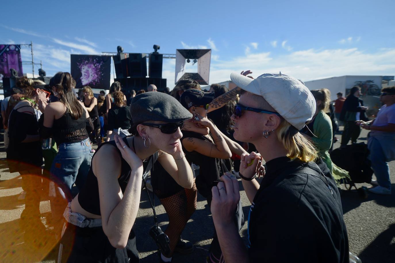 La &#039;rave&#039; de Fuente Álamo, en imágenes