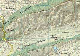 La zona en la que se encontraba la senderista.