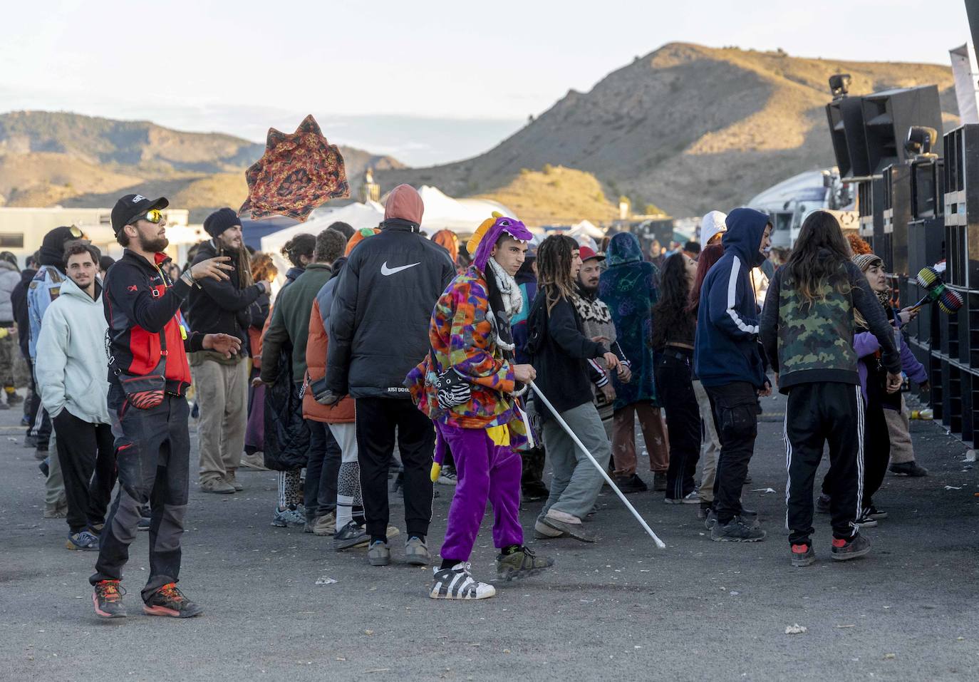 La fiesta ilegal que ya suma tres días en Fuente Álamo, en imágenes