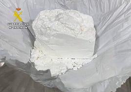 Los más de 100 gramos de cocaína requiasada en Santomera.