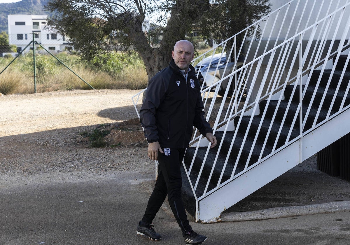 Julián Calero, esta semana, en la ciudad deportiva de La Manga Club.