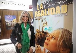 Miriam Díaz-Aroca, este jueves en la Filmoteca Regional Francisco Rabal.