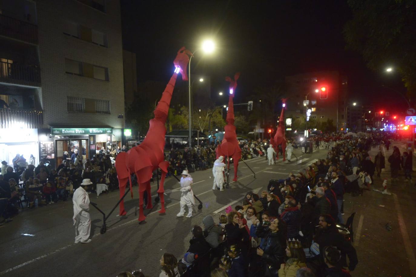 La cabalgata de los Reyes Magos de Murcia, en imágenes