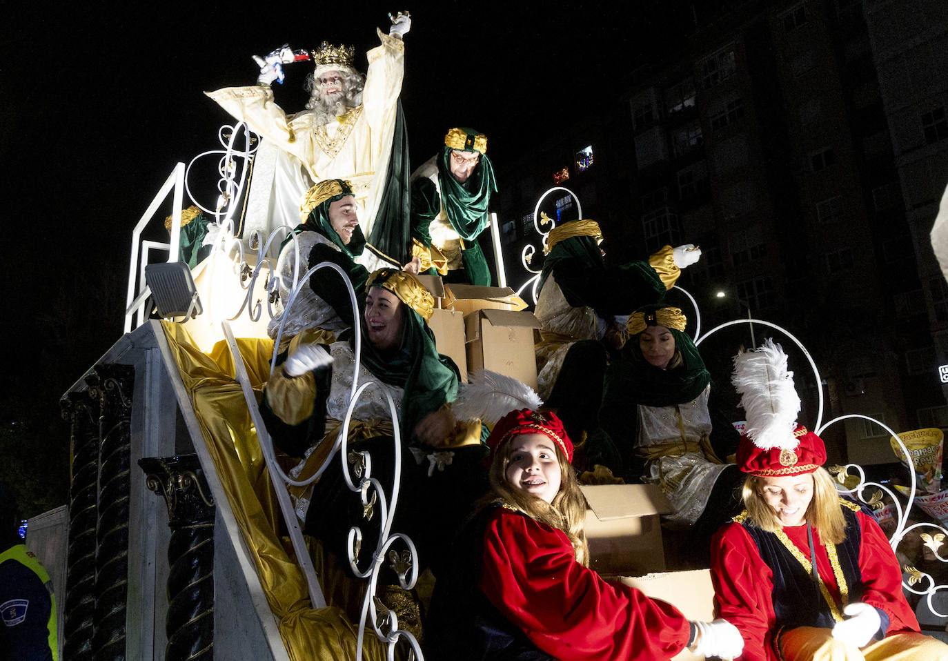 Las imágenes de la cabalgata de Reyes Magos en Cartagena