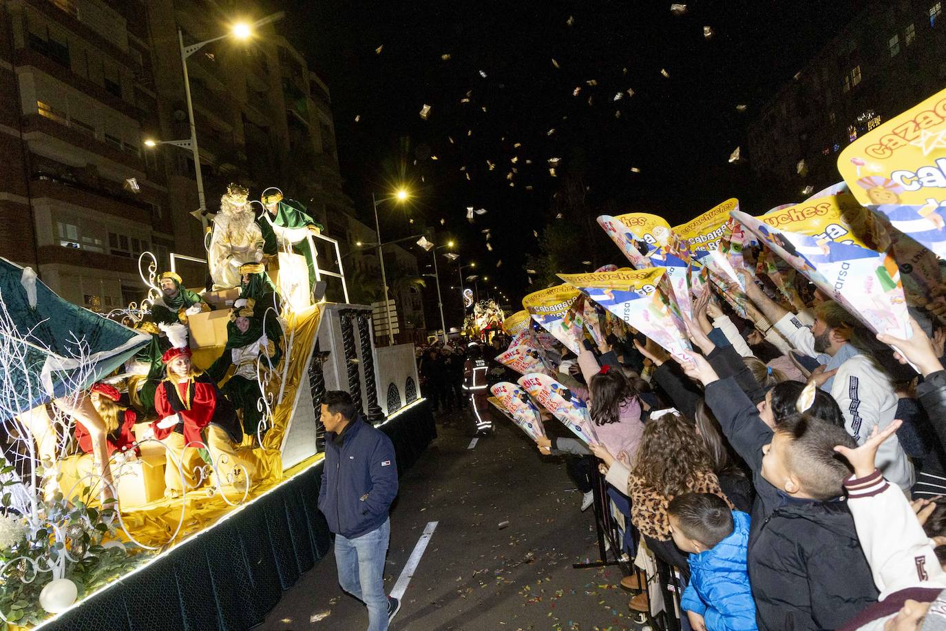 Las imágenes de la cabalgata de Reyes Magos en Cartagena