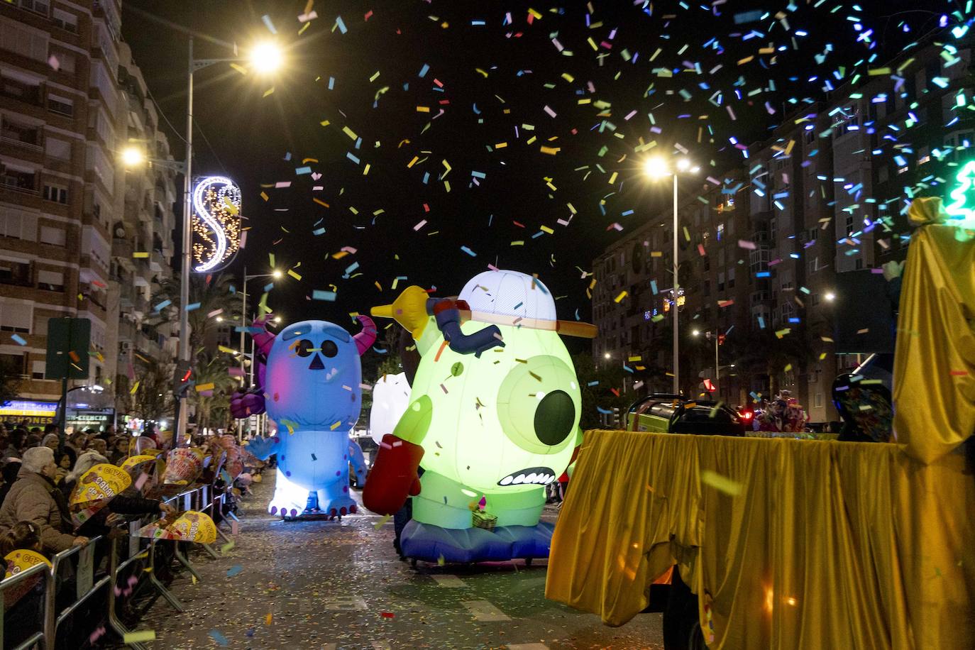 Las imágenes de la cabalgata de Reyes Magos en Cartagena