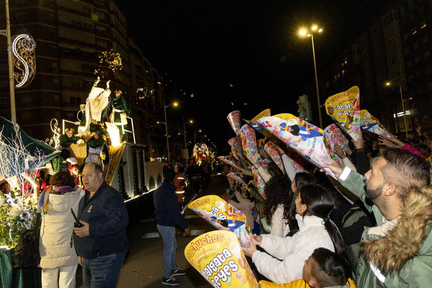 Las imágenes de la cabalgata de Reyes Magos en Cartagena