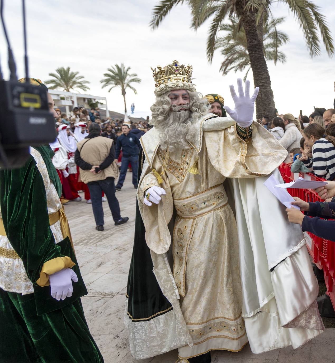 Desembarco de los Reyes Magos en Cartagena, en imágenes