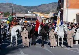 Los Reyes Magos, este sábado, en Aledo.