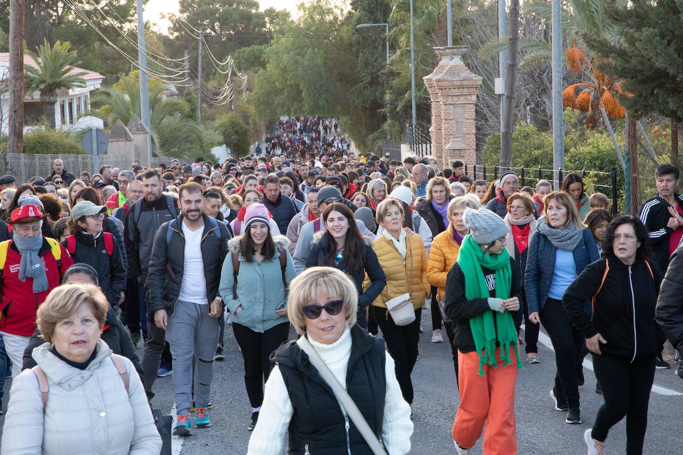 La subida de la Santa de Totana, en imágenes