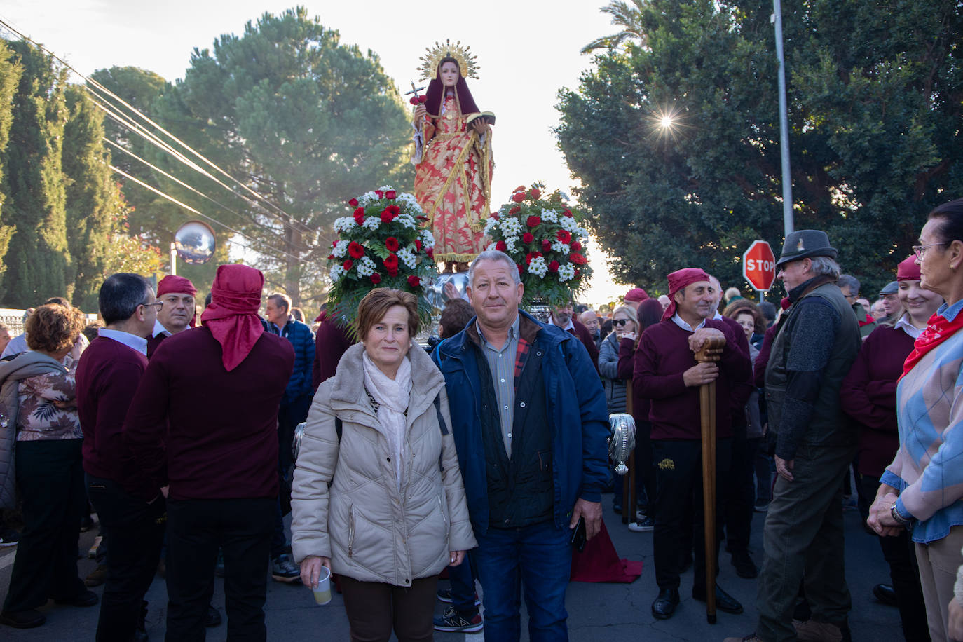 La subida de la Santa de Totana, en imágenes