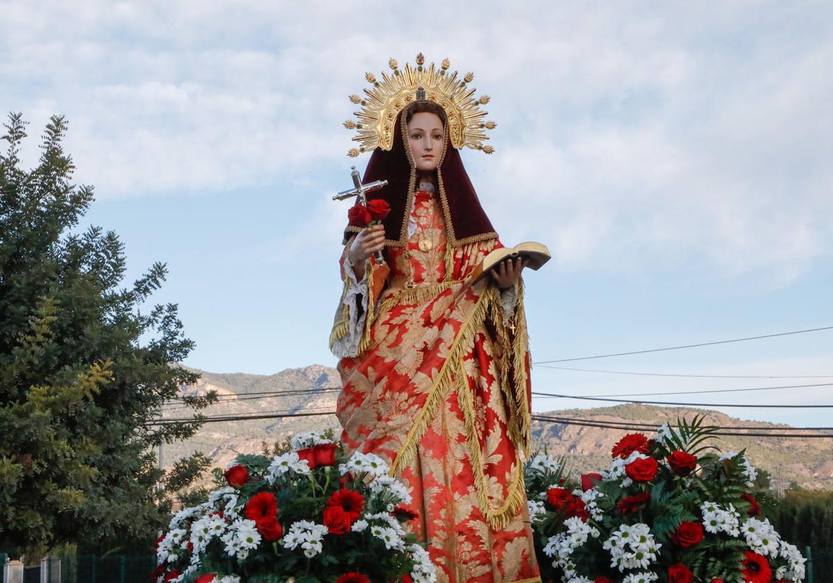 La subida de la Santa de Totana, en imágenes