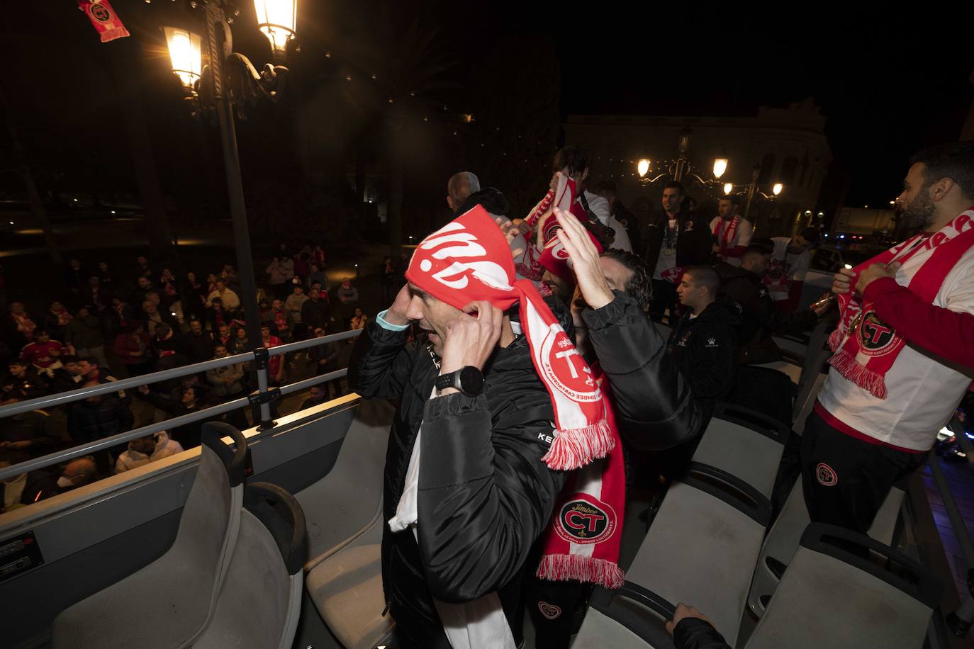 La celebración de la victoria del Jimbee en la Supercopa, en imágenes