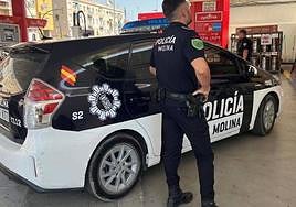 Un agente de la Policía Local de Molina, en una imagen de archivo.