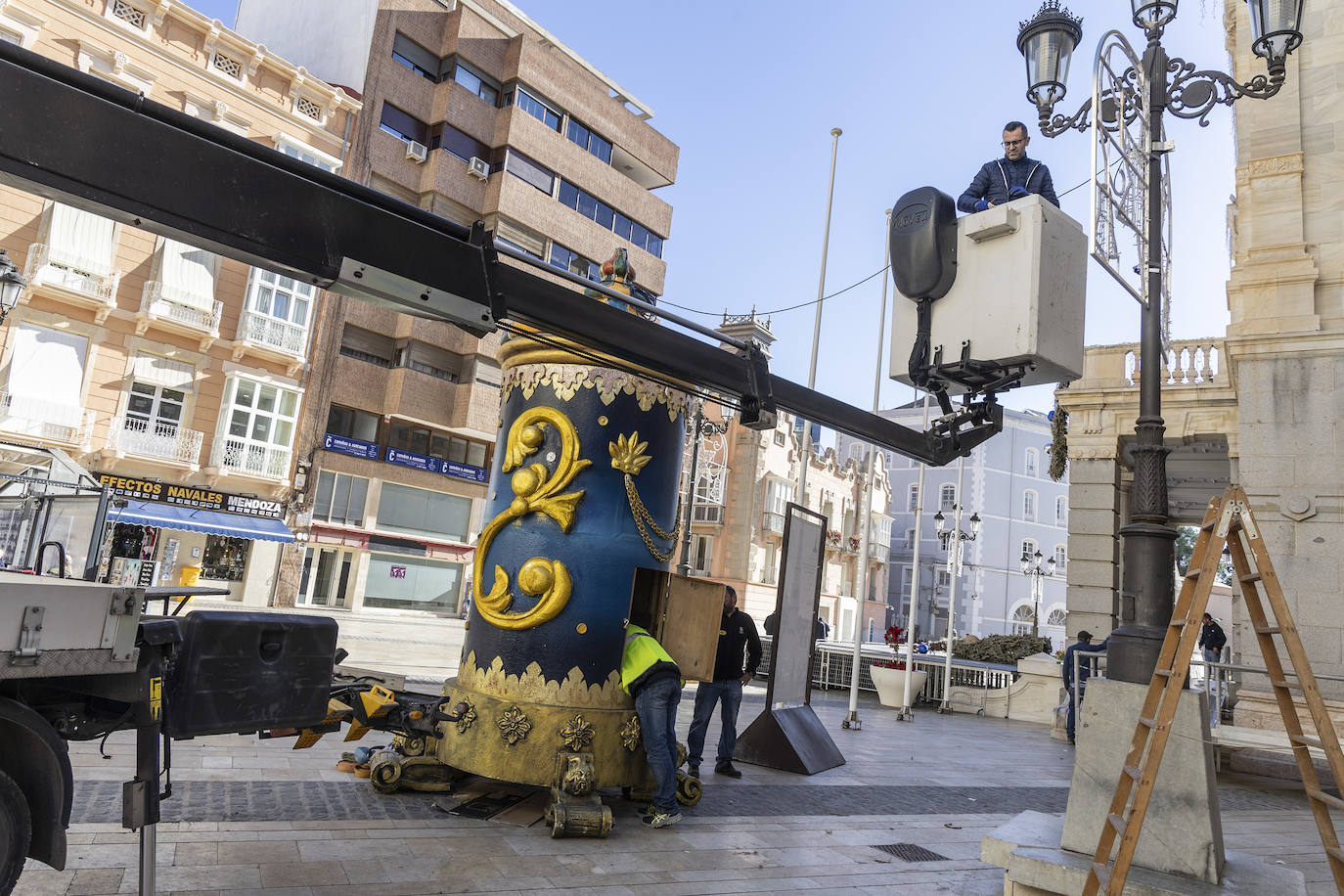 Las imágenes del fin de la Navidad en Cartagena
