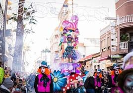 Desfile de Carnaval en una foto de archivo.