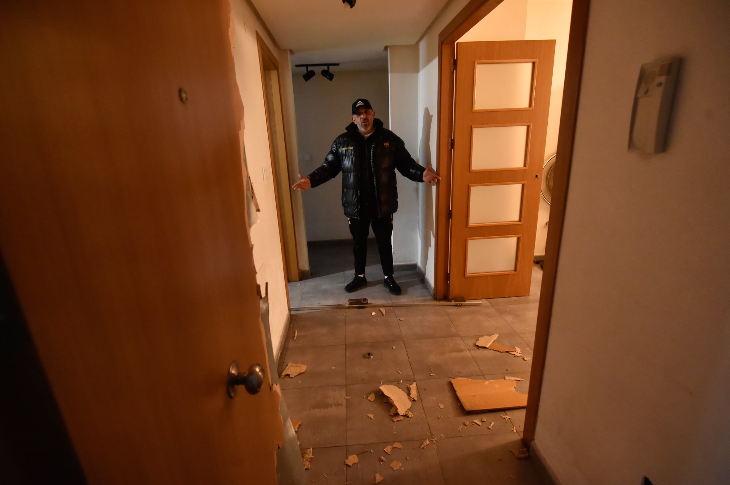 Los destrozos causados por una empresa de desokupas en La Alberca, en imágenes