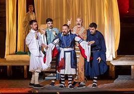 Elenco de 'La comedia de los errores'.