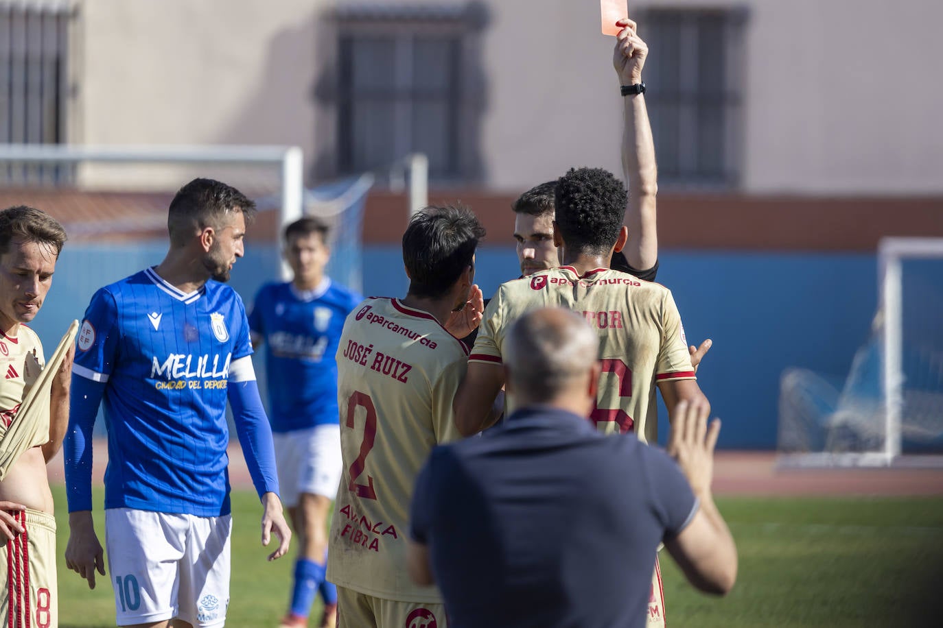 Las imágenes del partido entre el Melilla y el Real Murcia