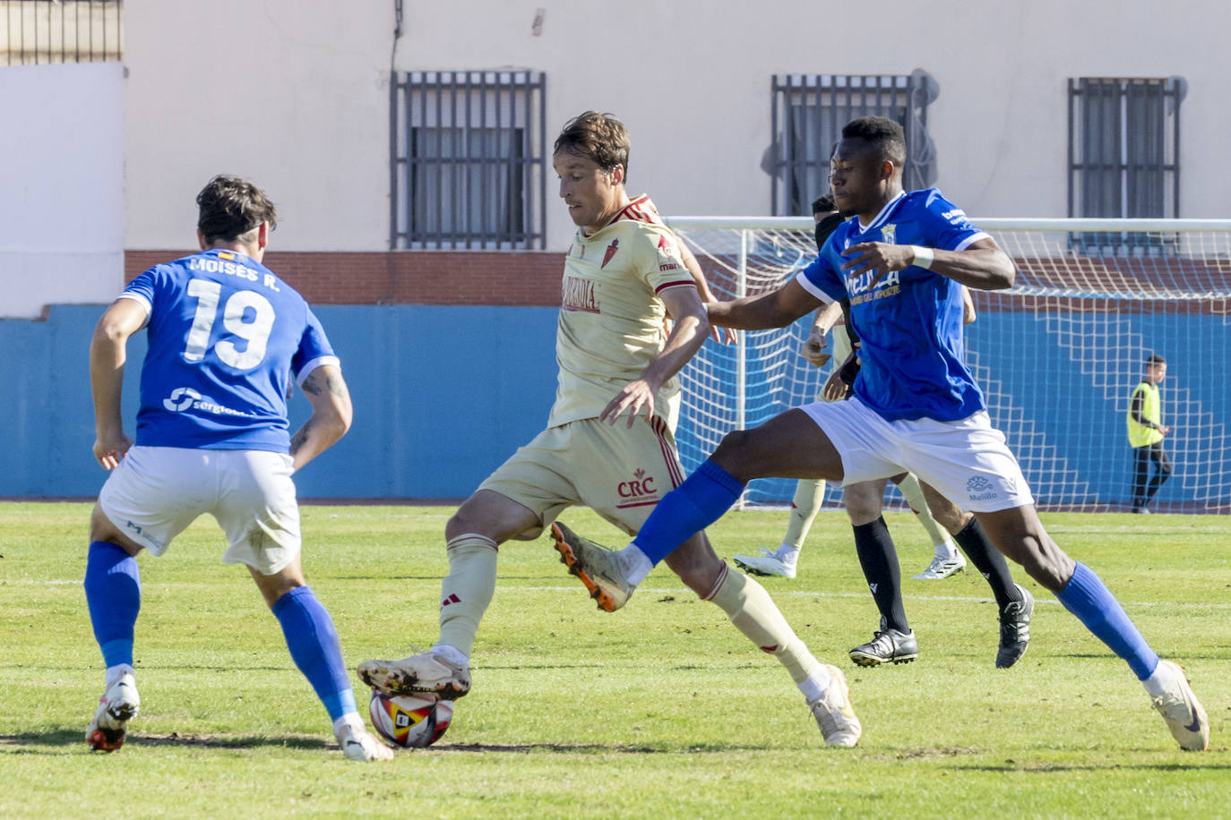 Las imágenes del partido entre el Melilla y el Real Murcia