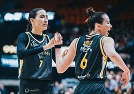 Dos jugadoras del Hozono Global Jairis, en imagen de archivo.