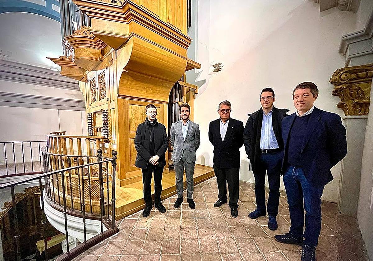 El concejal de Cultura e Identidad, Diego Avilés presentó el ciclo 'Suenan los órganos' para el 2024 en la iglesia de san Miguel de Murcia.