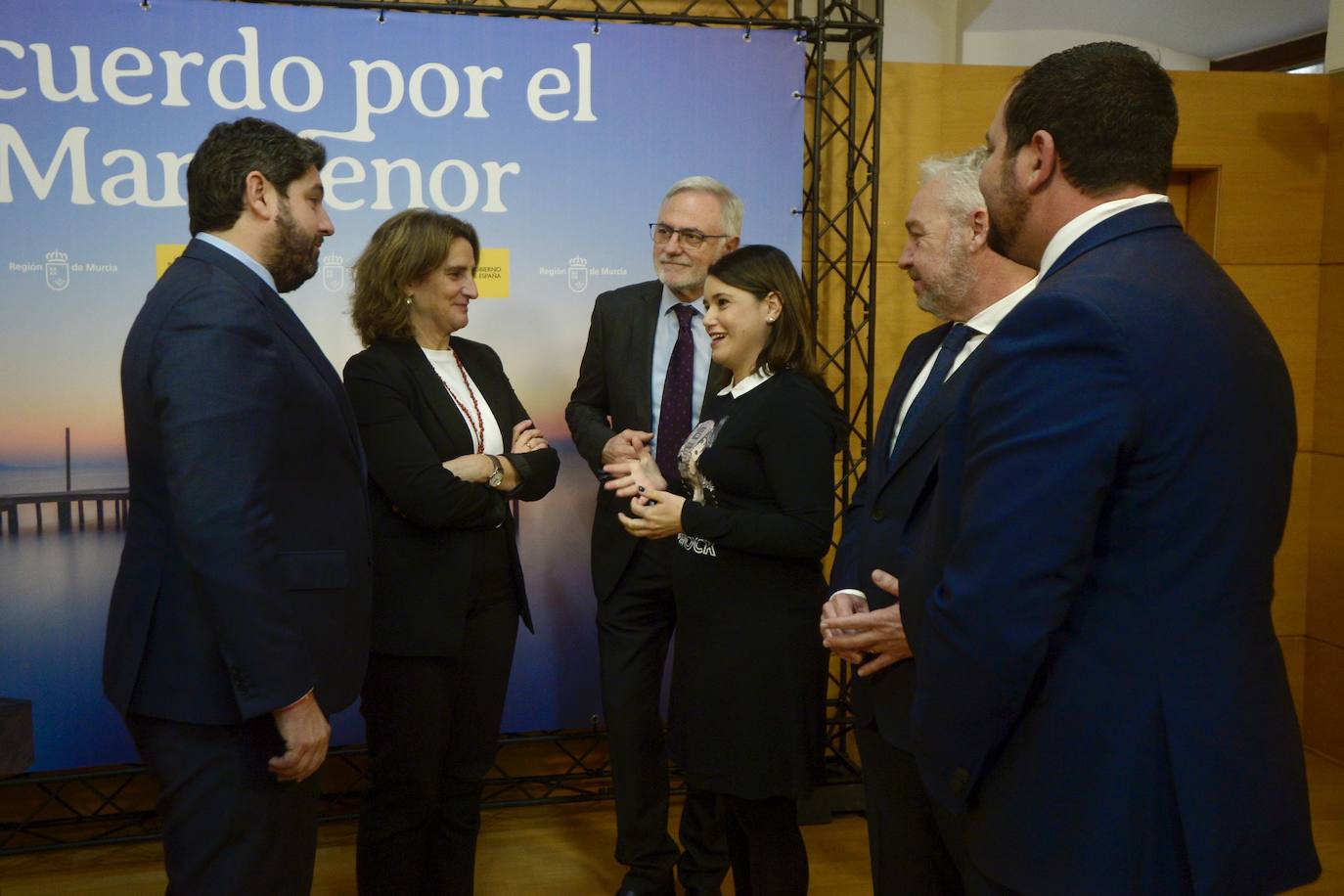 La firma de la Comisión Interadministrativa del Mar Menor, en imágenes