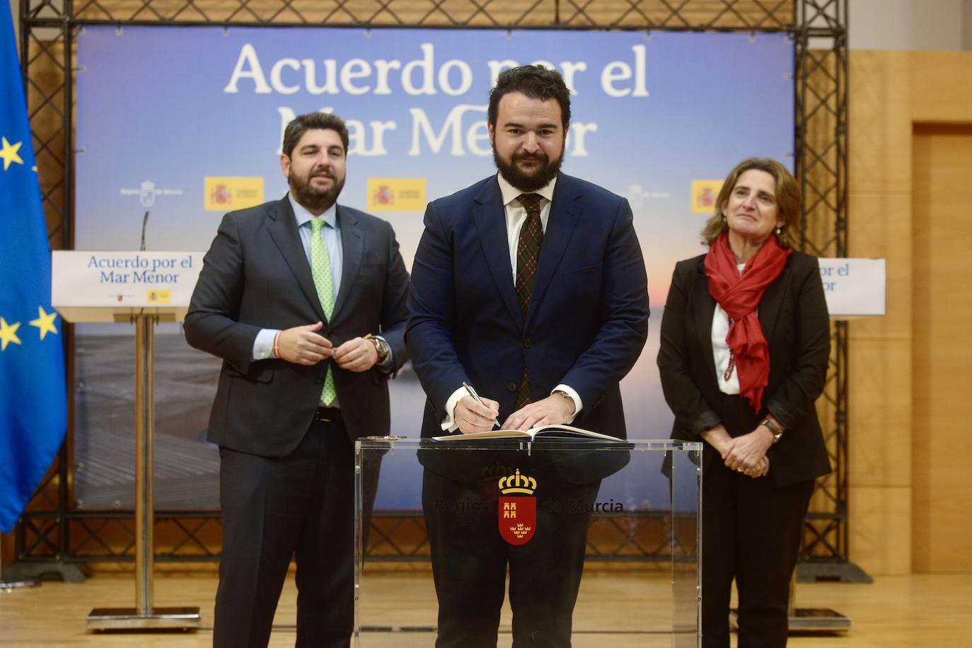 La firma de la Comisión Interadministrativa del Mar Menor, en imágenes