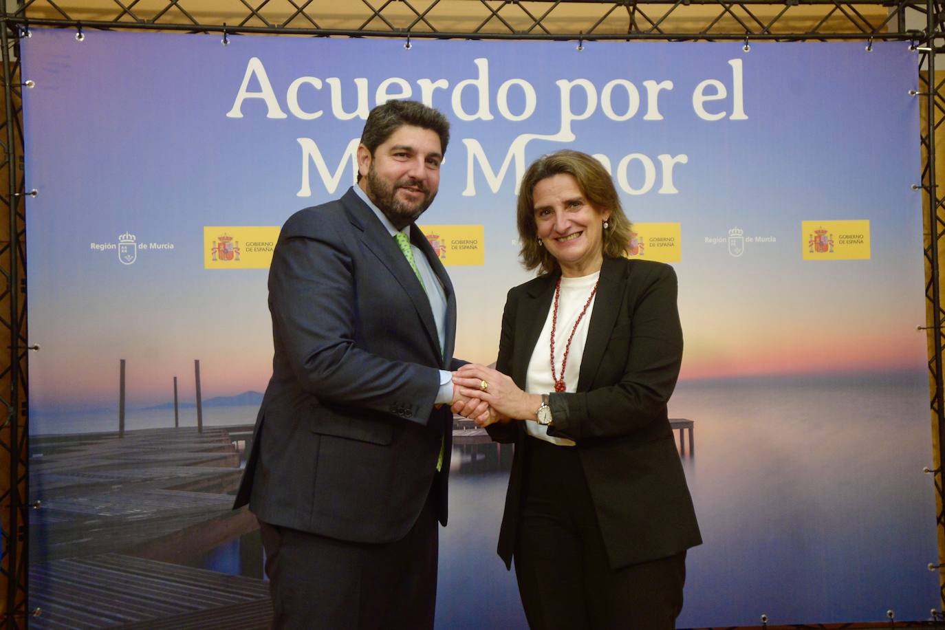 La firma de la Comisión Interadministrativa del Mar Menor, en imágenes