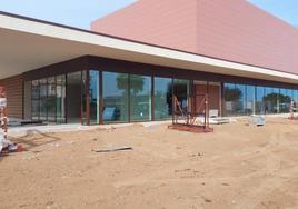 Estado actual de las obras de construcción del nuevo auditorio de San Pedro del Pinatar.