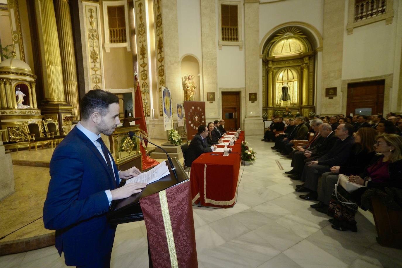 La presentación del cartel de la Semana Santa de Murcia 2024, en imágenes