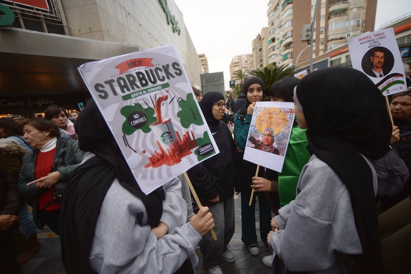En imágenes: manifestación por Palestina en Murcia