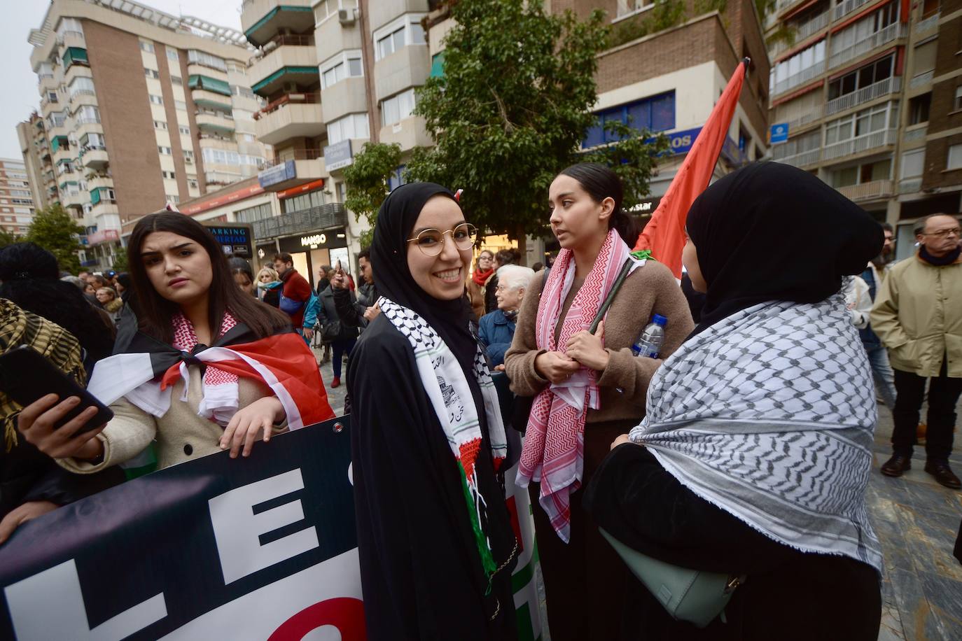En imágenes: manifestación por Palestina en Murcia