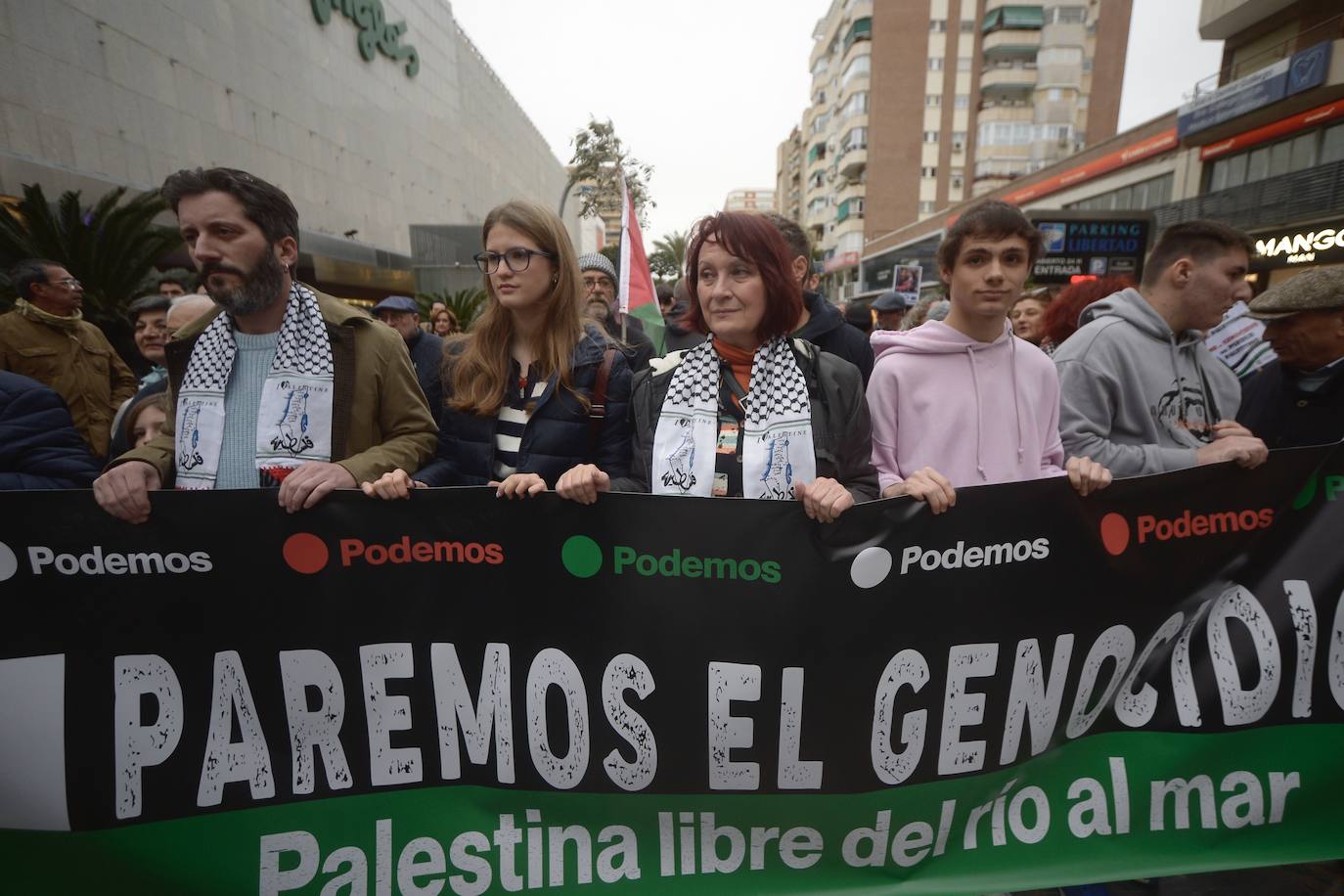 En imágenes: manifestación por Palestina en Murcia