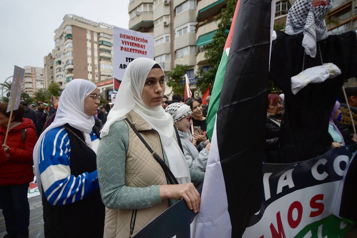 En imágenes: manifestación por Palestina en Murcia