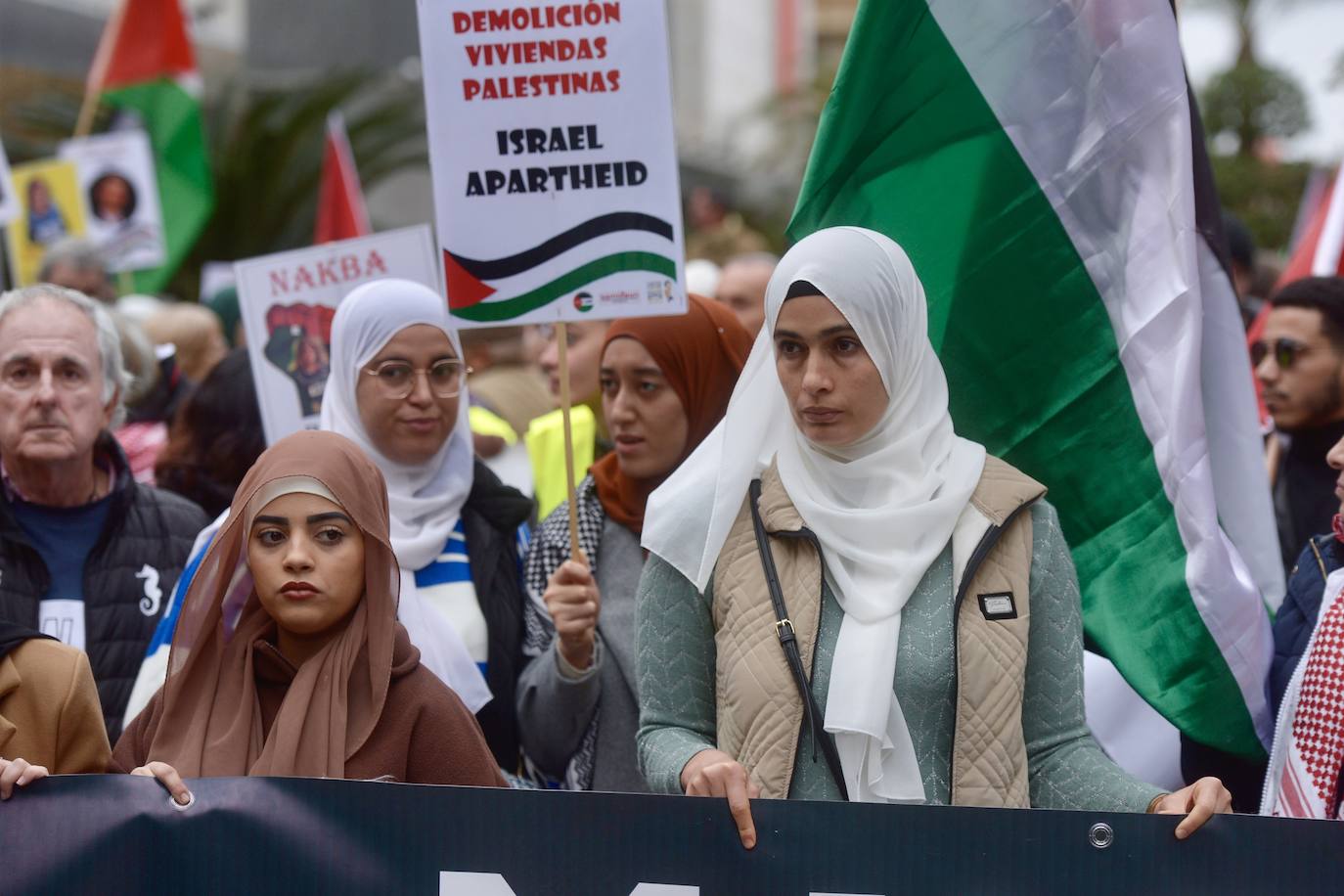 En imágenes: manifestación por Palestina en Murcia
