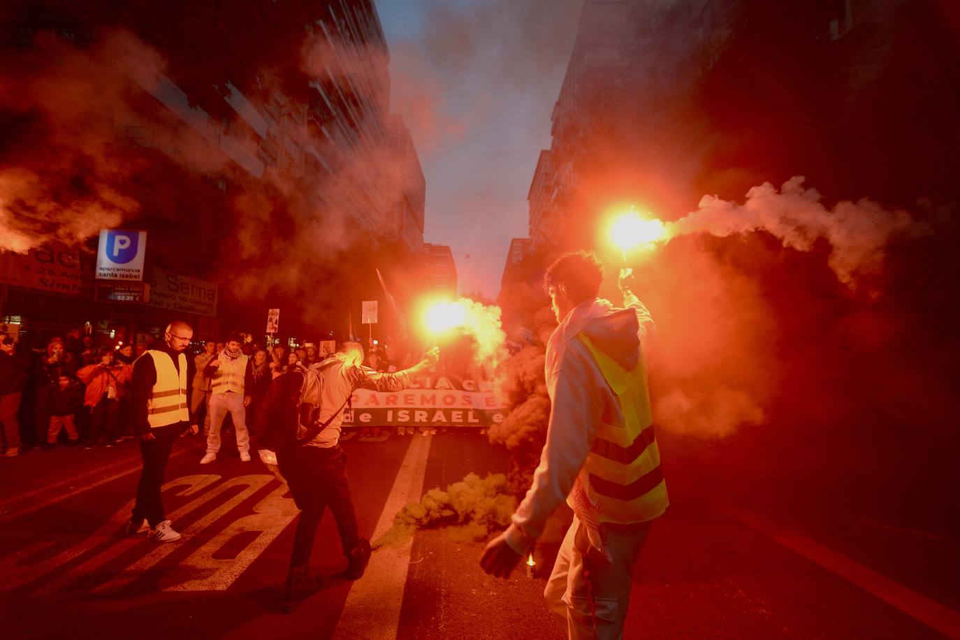 En imágenes: manifestación por Palestina en Murcia