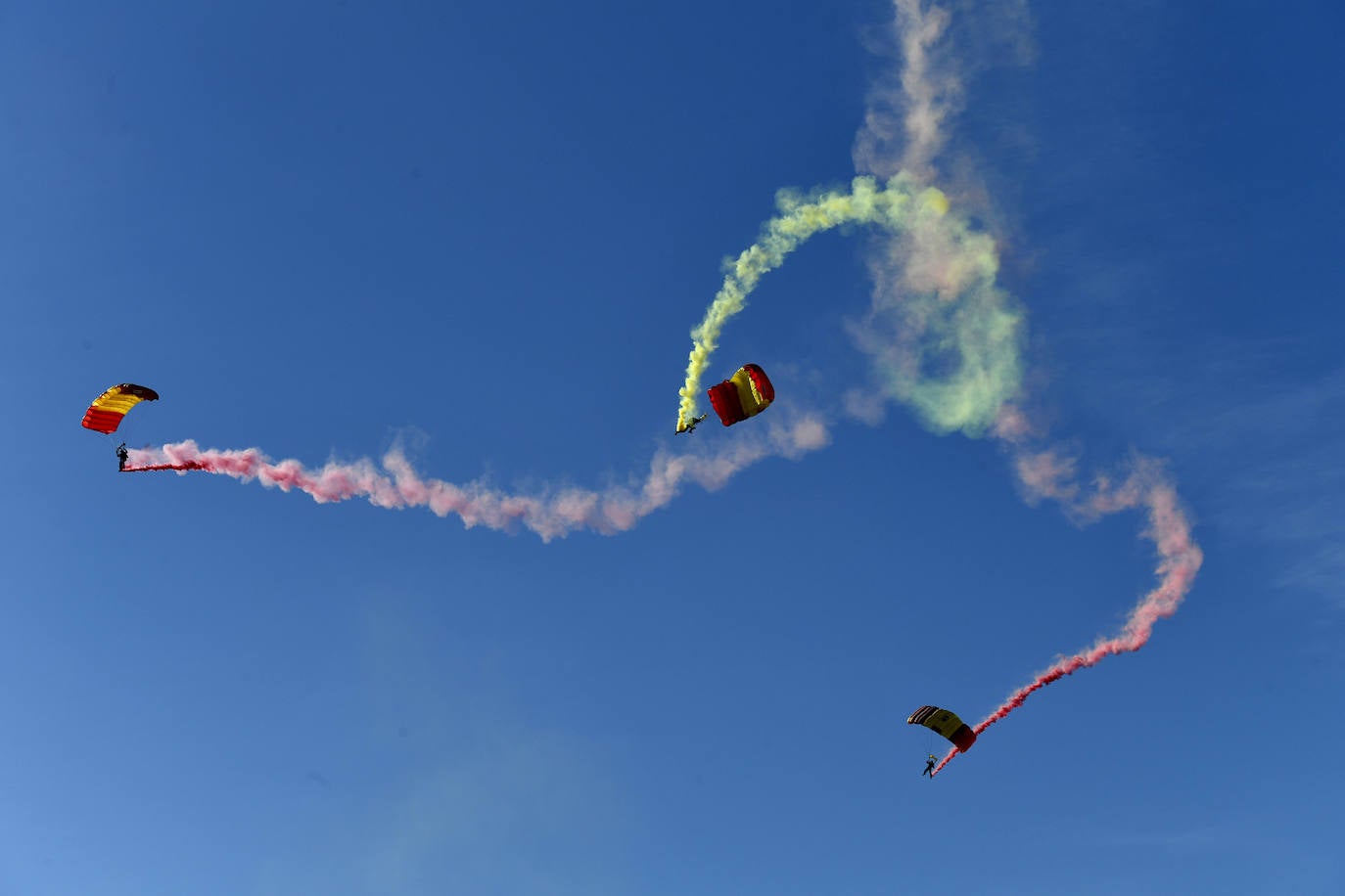 La exhibición aérea en Alcantarilla, en imágenes