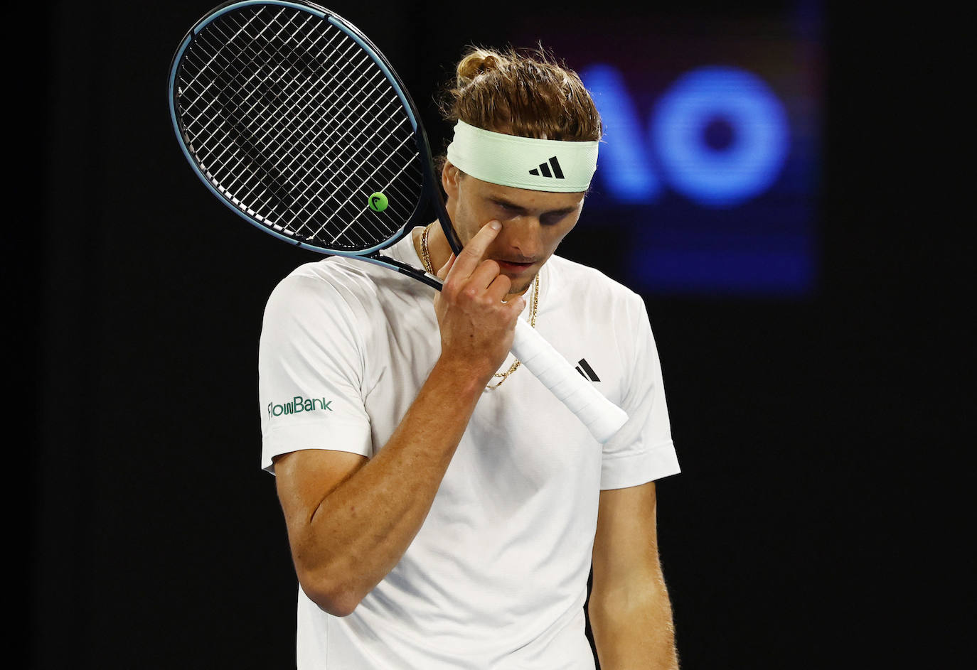 La derrota de Alcaraz ante Zverev en el Open de Australia, en imágenes