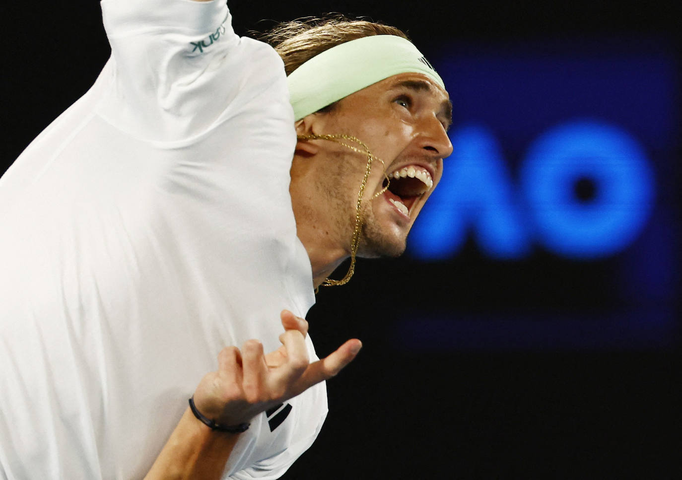 La derrota de Alcaraz ante Zverev en el Open de Australia, en imágenes