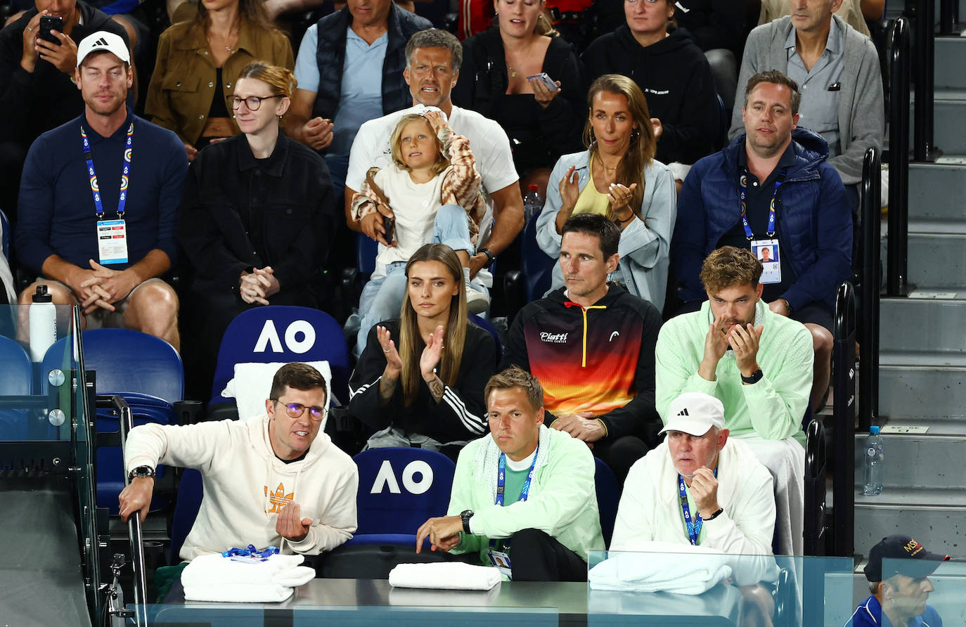 La derrota de Alcaraz ante Zverev en el Open de Australia, en imágenes