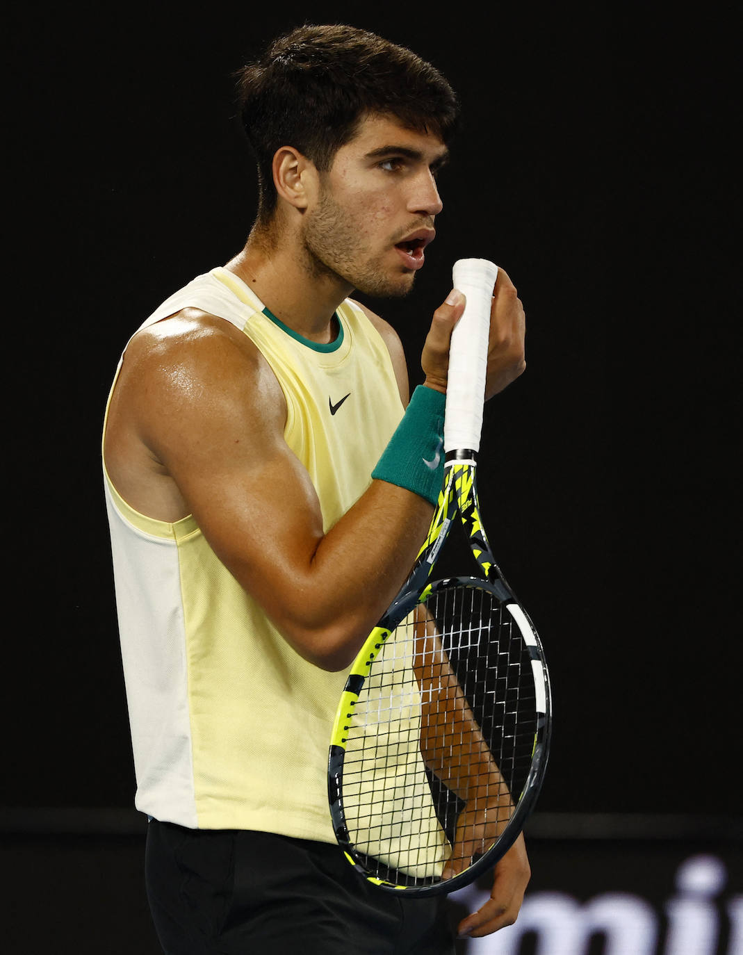 La derrota de Alcaraz ante Zverev en el Open de Australia, en imágenes