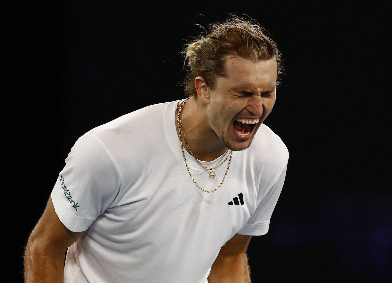 La derrota de Alcaraz ante Zverev en el Open de Australia, en imágenes