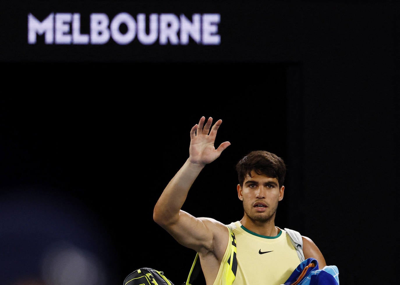 La derrota de Alcaraz ante Zverev en el Open de Australia, en imágenes