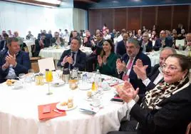 Antonio Pitera, Sara Rubira y Luis Rodríguez de la Fuente, en una de las mesas del Foro Agro.