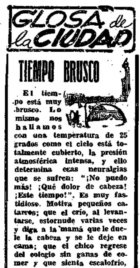 Imagen - Los efectos de la presión atmosférica en 1966 en Murcia.