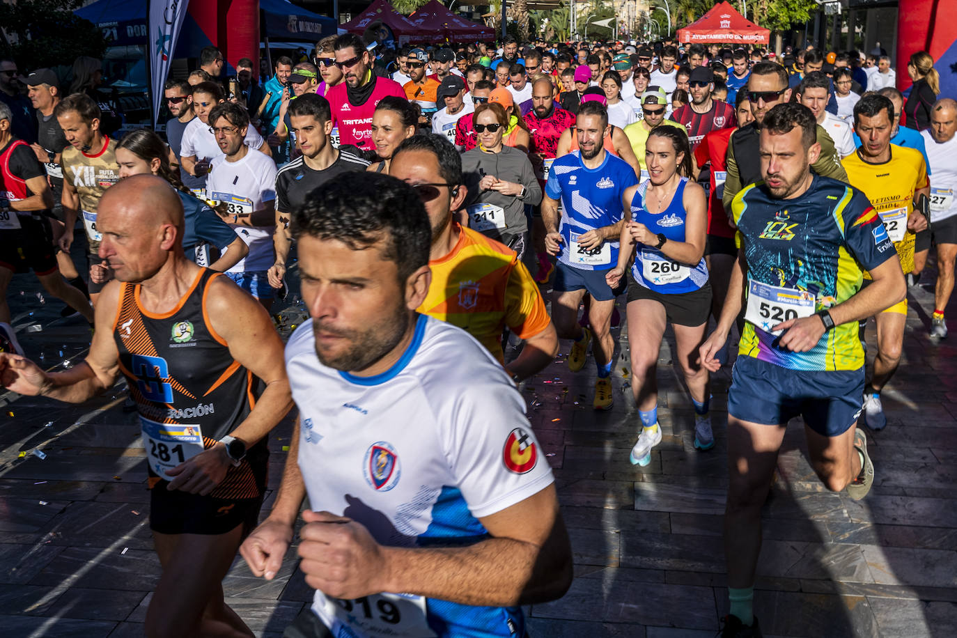 Marcha solidaria en Murcia