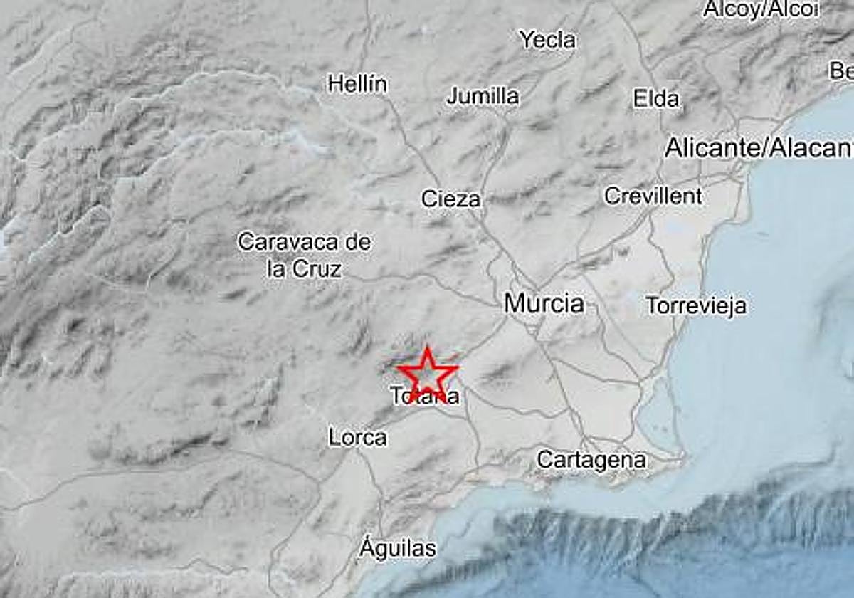 Epicentro del terremoto.