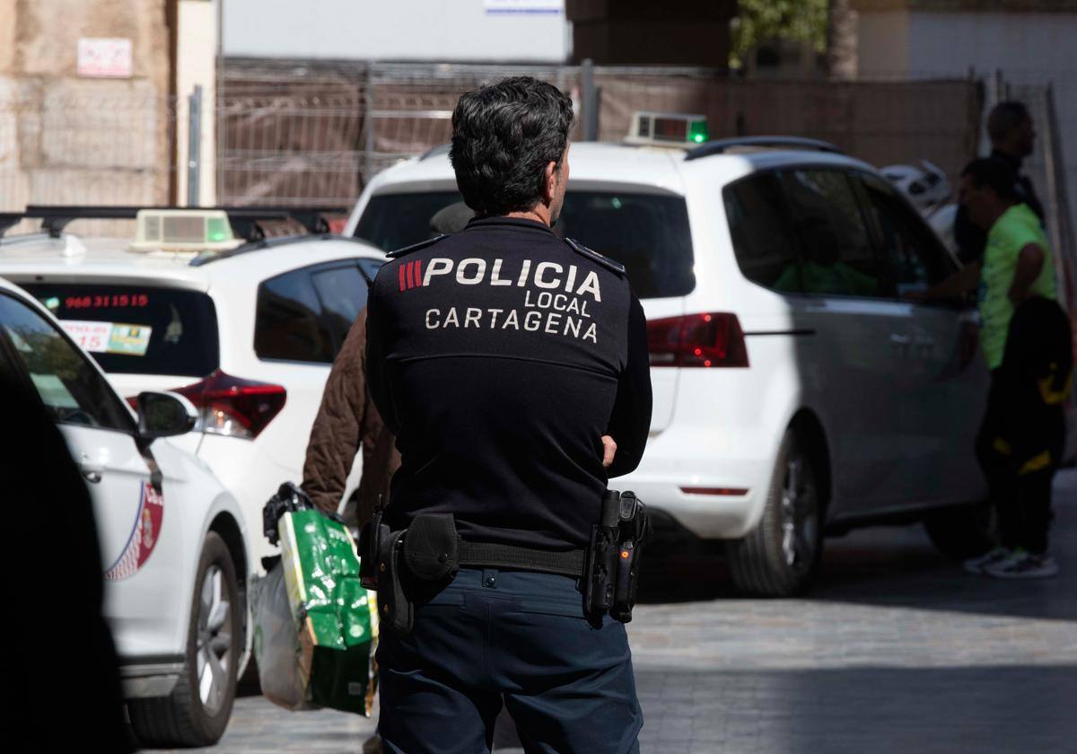 Policía Local de Cartagena en una imagen de archivo.