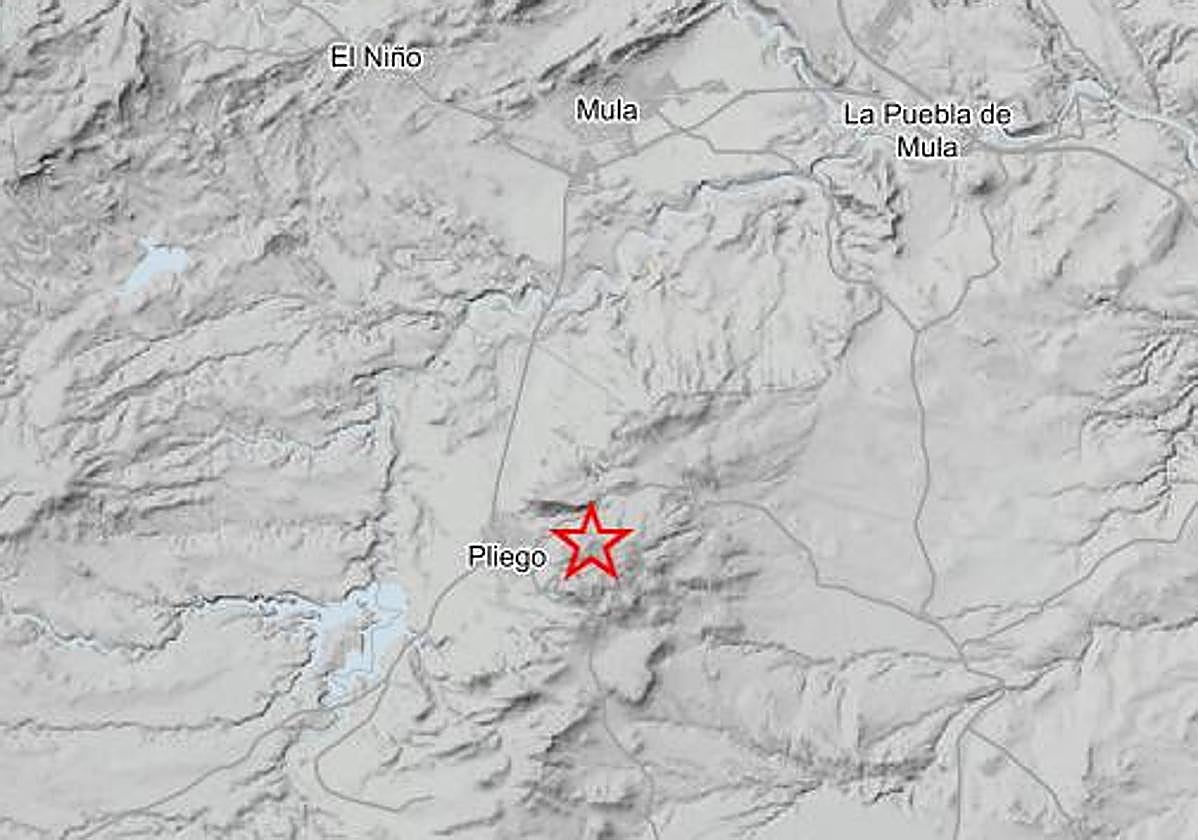 Epicentro del terremoto.